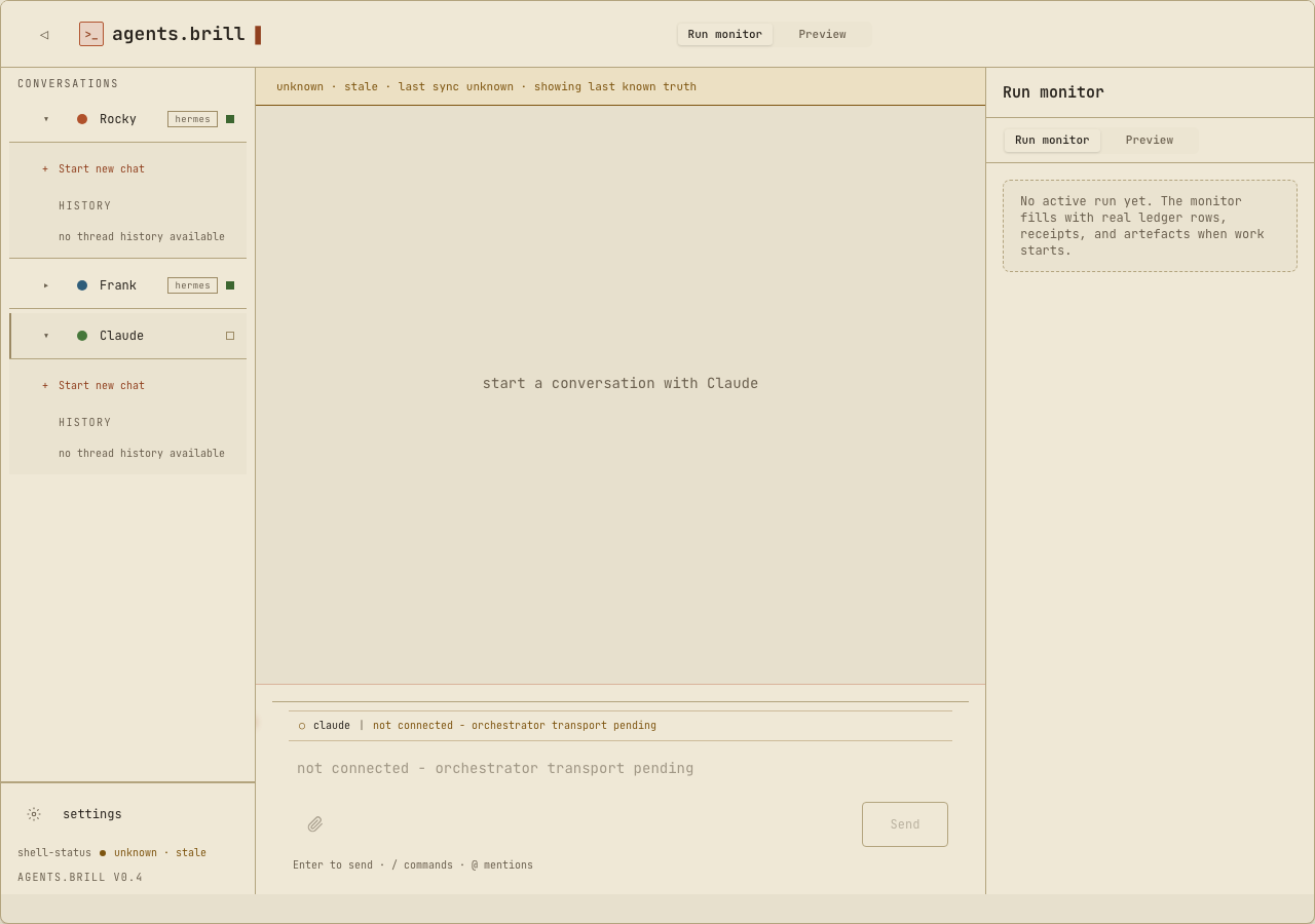 agents console